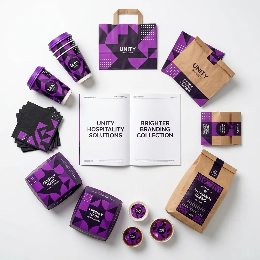 Private label producten van Private Label Specialist: bekers, verpakkingen, servetten en koffie met eigen merk