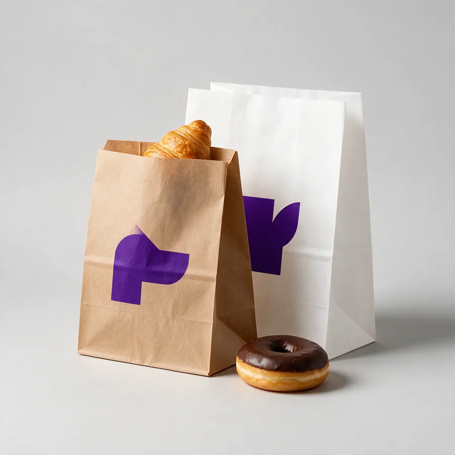 Printed bakery bags with your own logo