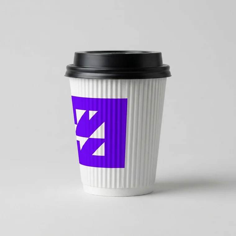 Printed double wall coffee cups