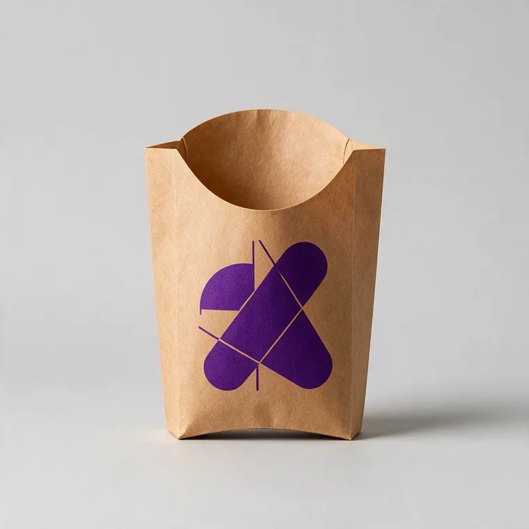 Bedrukte patatzak met je eigen logo