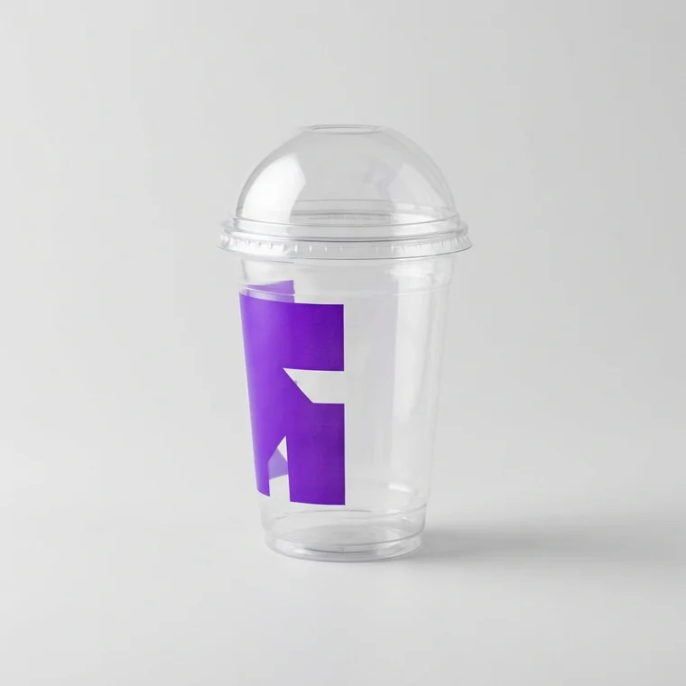 Printed bubble tea cups with your own logo